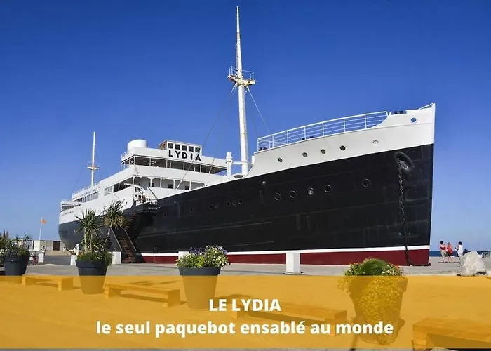 Le Barca Playa - Climatise - Terrasse Et Parking Prive דירה