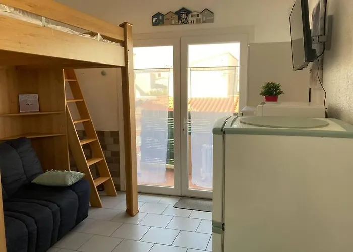 Le Barca Playa - Climatise - Terrasse Et Parking Prive לה ברקרה